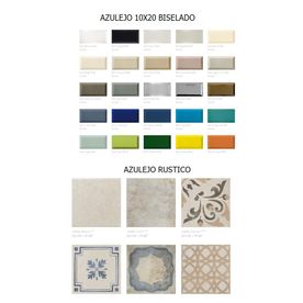 Azugres Materiales y Suministros S.L variedad de azulejos rústicos